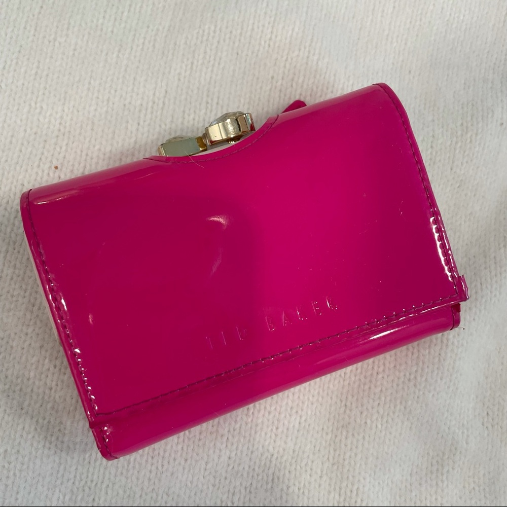 Ted baker pink bow wallet